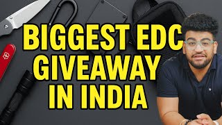 Biggest EDC Giveaway in India 🇮🇳 - 35000₹/- worth of prizes