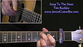 Tim Buckley Song To The Siren Intro Guitar Lesson