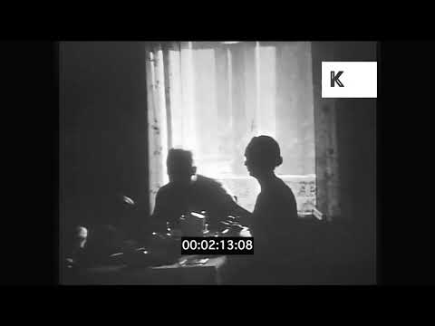 1930s, 1940s Wartime Germany, Family Eating Breakfast, WWII Home Movies