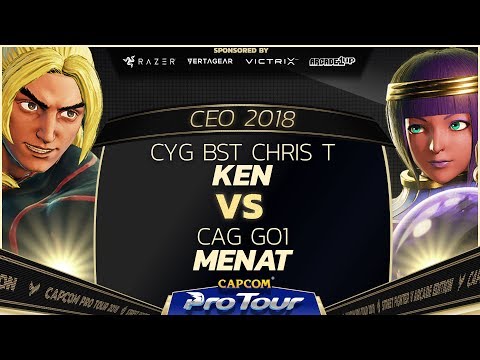 CYG BST Chris T (Ken) vs CAG Go1 (Menat/Chun-Li) - CEO 2018 - Pools - CPT 2018