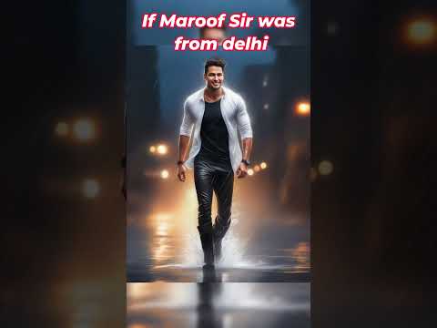 ✨ दिल्ली वाला स्वैग! | Maroof Sir in a New Modern Look ✨ Maths by Er Maroof Sir Super Climax Academy