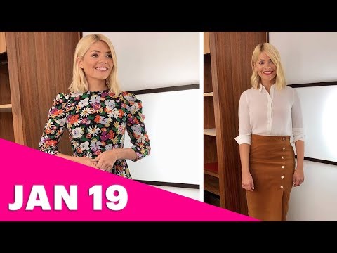Holly Willoughby's This Morning Outfits January Week 1 2019