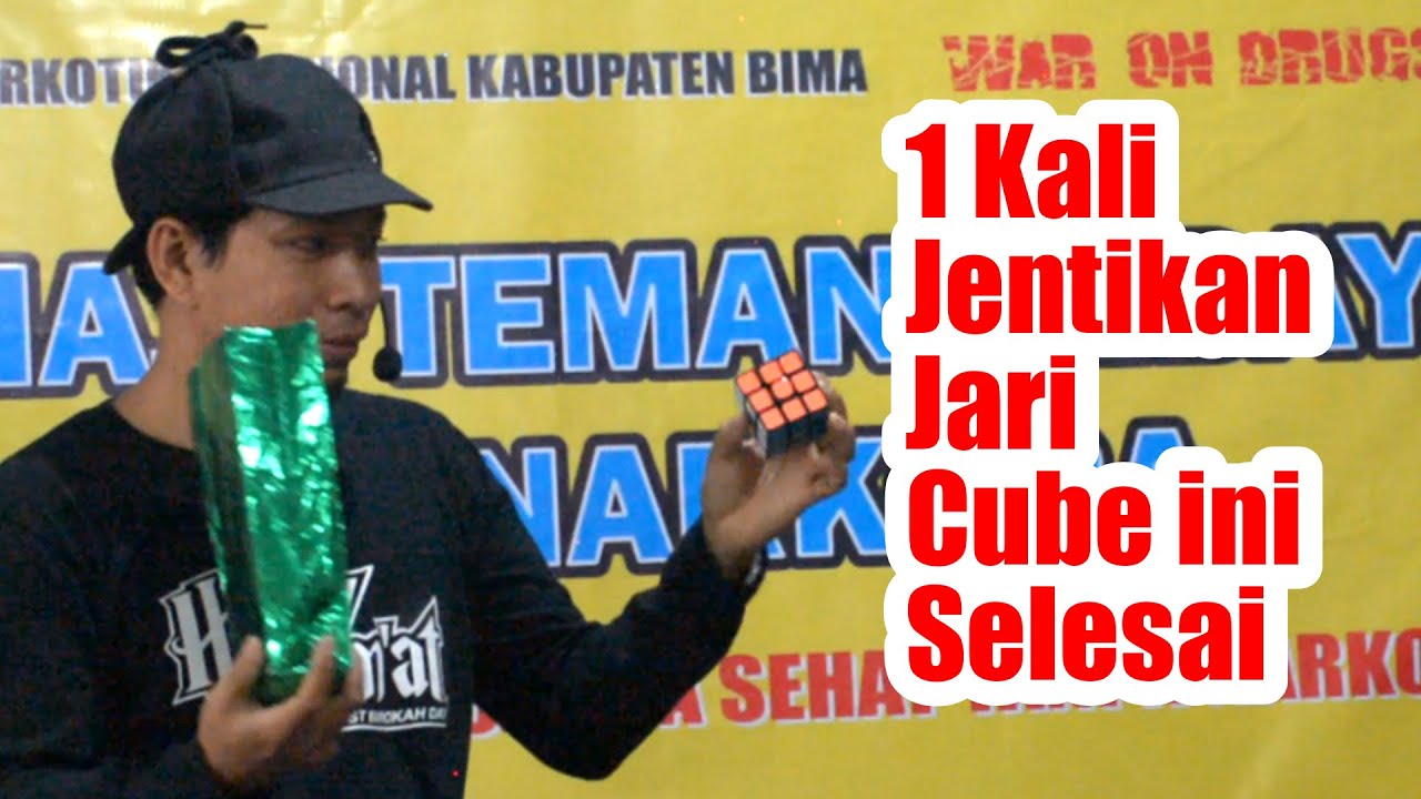 1X Jentikan Jari Cube Ini Langsung Selesai