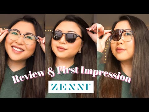 Zenni Optical Unboxing & Review | Browline Snap-On