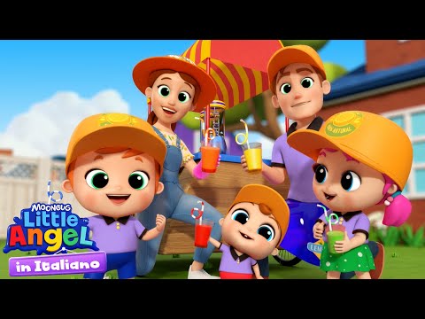 Impara i Colori Con Gianni | Little Angel Italiano | Cartoni Animati con Gianni Piccino