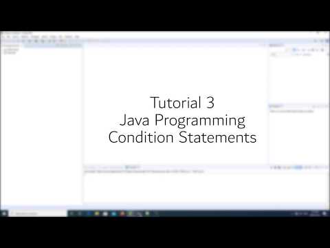 Conditional Statements Logical Operands Tutorial 3 Java Programming