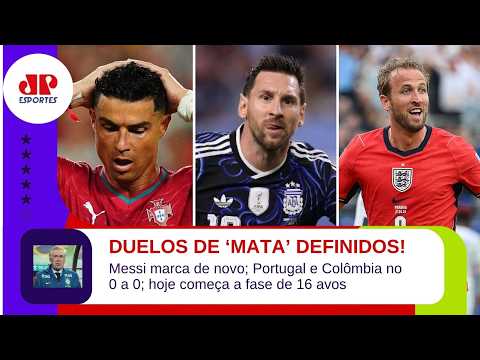 MESSI E KANE MARCANDO, CRISTIANO PASSANDO EM BRANCO; DUELOS DO ‘MATA’ DEFINIDOS | BASTIDORES DA COPA