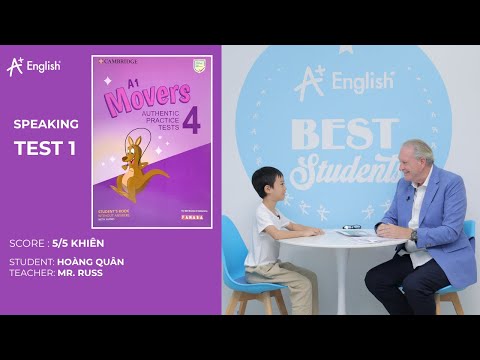 A1 MOVERS Speaking test –  HOÀNG QUÂN | SPEAKING TEST 1