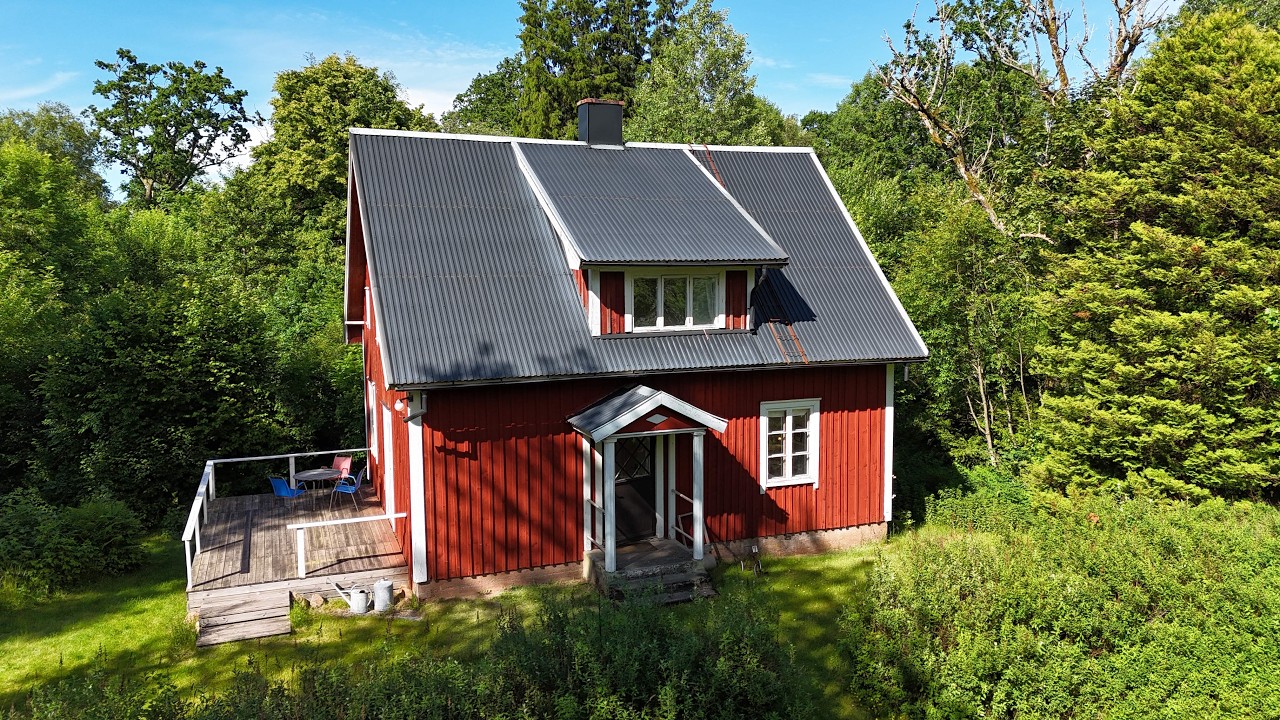 5 rum Vinterbonat fritidshus på Kammarebo 202 Hylte kommun - video