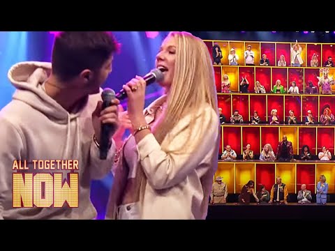WAS EINE PERFORMANCE!🤩✨ Franzi & Daniel mit "Moves Like Jagger" | All Together Now | SAT.1