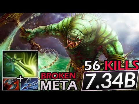 WTF! Tidehunter Just Broke the 7.34b Patch! 56 Kills! Who's Responsible For this 56 Kills?