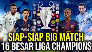 Download lagu GET READY FOR THE BIG MATCH OF THE UCL ROUND OF 16 PSG VS BARCELONA AND REAL MADRID VS MAN CITY! mp3