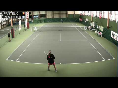 PANTELIC (BEL) vs REMANDER (FIN) - Open Super 12 Auray Tennis - Court 1