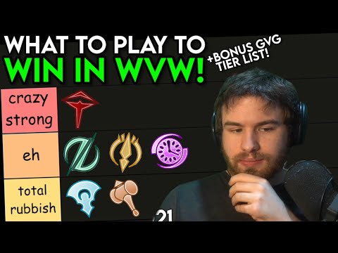 The COMPLETE World Vs World And Guild Vs Guild SPEC TIER LIST - With Roy!