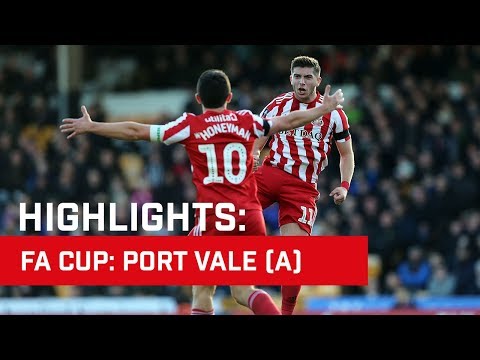 Highlights: Port Vale v Sunderland