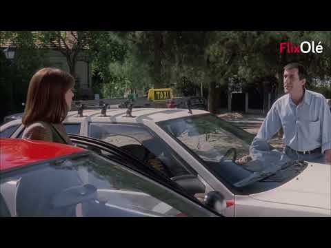 Carmen Maura insulta a un taxista en Cómo ser infeliz y disfrutarlo (Enrique Urbizu, 1994)