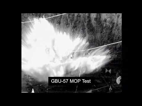 GBU-57 Massive Ordinance Penetrator Test
