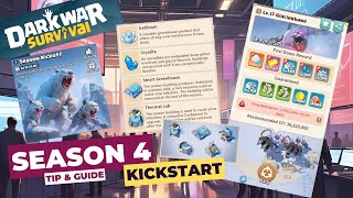 Dark War Survival Season 4 Tips and Guide to Kickstart