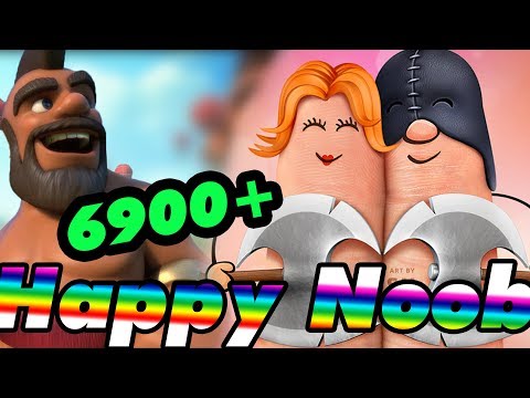 Happy Noob 5900+  Live Ladder Push - Clash Royale | Hog Splashers Cycle Deck