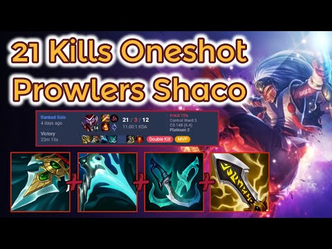 The Prowlers Oneshot Build! - S13 Ranked Plat 2 [League of Legends] Full Gameplay - Infernal Shaco