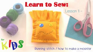 Learn to Sew with Debbie Shore, Kids! Lesson 1