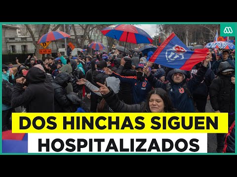 Tragedia en Avellaneda: Dos hinchas de Universidad de Chile siguen hospitalizados