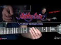 Live Wire Guitar Lesson - Motley Crue