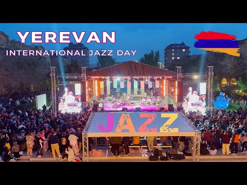 Great Jazz Atmosphere on International Jazz Day in Yerevan, Armenia | 2025