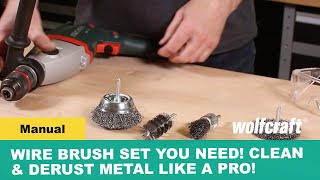 Wire Brush Set You Need Today! Derust Metal & Clean Metal Like a Pro!
