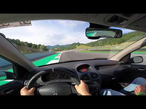 Peugeot 206 RC fun at Mugello Circuit 11.6.2021