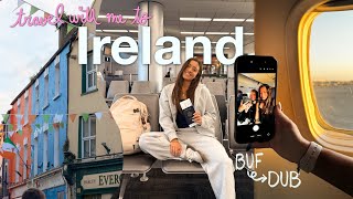 TRAVEL WITH ME TO IRELAND (BUF→DUB) 🇮🇪🍀 pub hopping, jewelry workshop + first day exploring dublin!