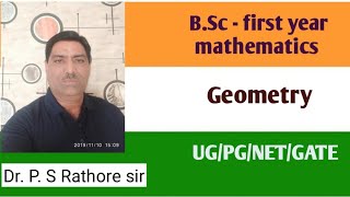 Download Lagu B.Sc-first year mathematics, Geometry, Part-1st, By Dr. P. S Rathore sir Thumbnail