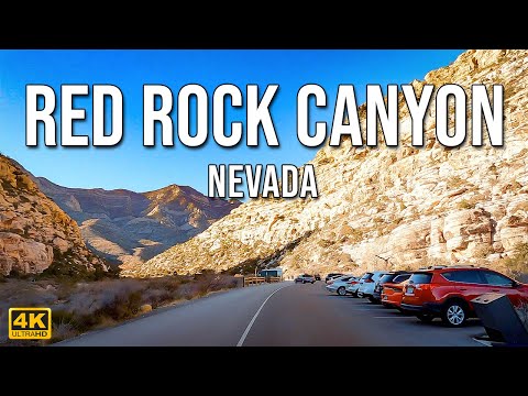 Red Rock Canyon Scenic Drive [4K] | Relaxing Piano Music | Nevada | United States