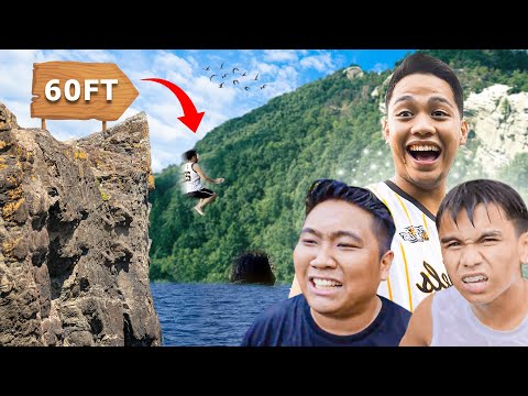 Unang CLIFF DIVING ng BG - Island Hopping