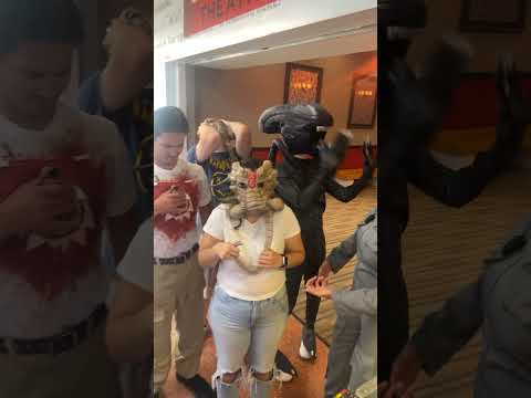 For what movie?! #halloweencostumes #xenomorph #aliencostume #movietheaters