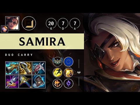 Samira ADC vs Varus: Triple Kill, Legendary - EUW Challenger Patch 14.21