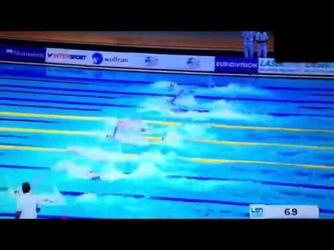 Berlin 2014 swimming final 50m backstroke - men