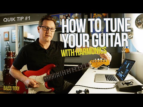 TUNE your GUITAR or BASS with HARMONICS