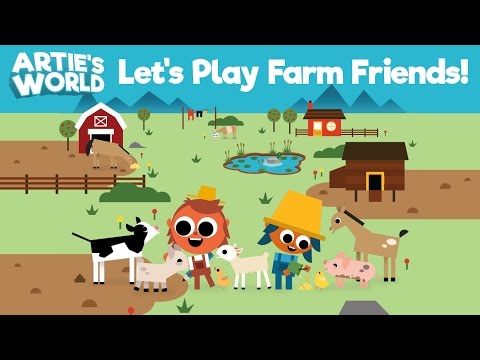 Let's Play | Drawing farm animals with Artie's World! (apps for kids)