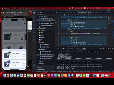 Nike Shoe App UI Design In Flutter
