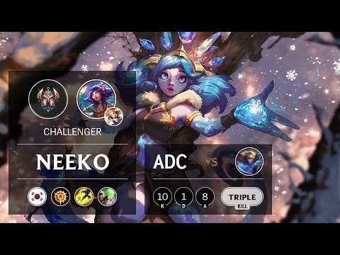 Neeko ADC vs Ezreal - KR Challenger Patch 9.10