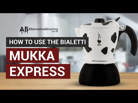 So verwenden Sie den Bialetti Mukka Express