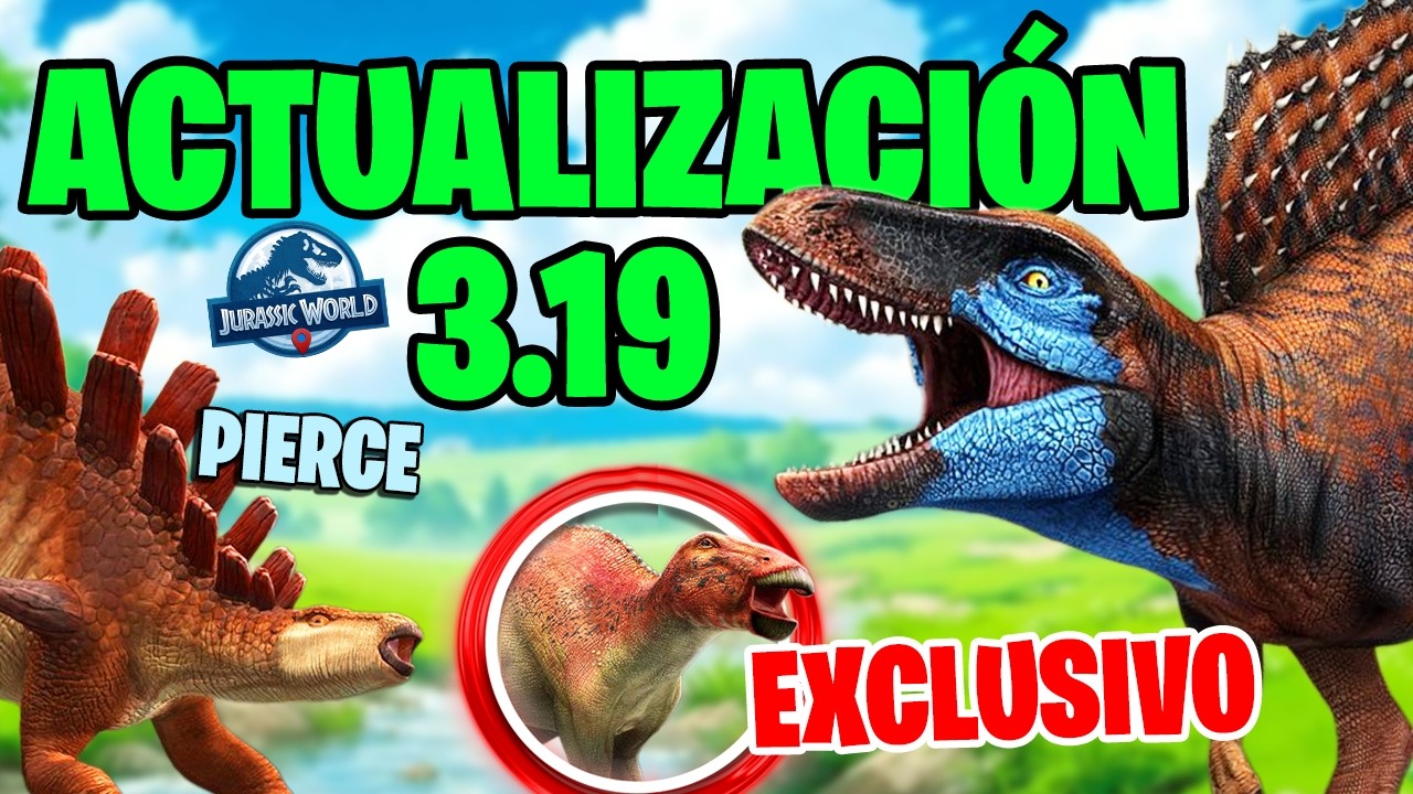 MUTADON MEJORADO, SHANTUNGOSAURUS DINOSAURIO EXCLUSIVO ACTUALIZACIÓN 3.19 Jurassic World Alive