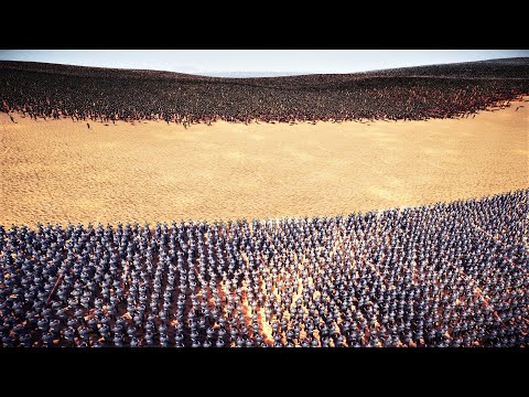 2.5 Million Mongolian Soldiers Vs 75,000 German Nazi Soldiers Ultimate Epic Battle Simulator 2 UEBS2