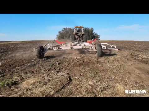 Rastron Nivelador Distrimaq de 7.40 mts  - Trabajando en San Gabriel, Florida - Uruguay 