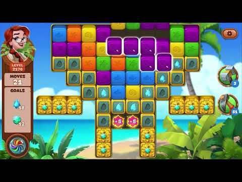 Lost Island Blast Adventure Level 2176 NO BOOSTERS - A S GAMING ✔️