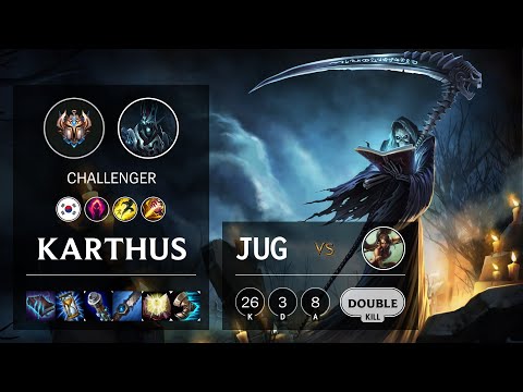 Karthus Jungle vs Nidalee - KR Challenger Patch 10.16
