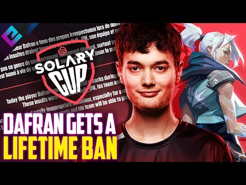 Dafran Banned FOR LIFE Following Valorant Trash Talk