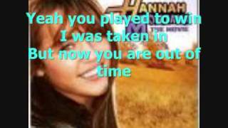 Hannah Montana The Movie - (Steve Rushton) - Game Over With Lyrics