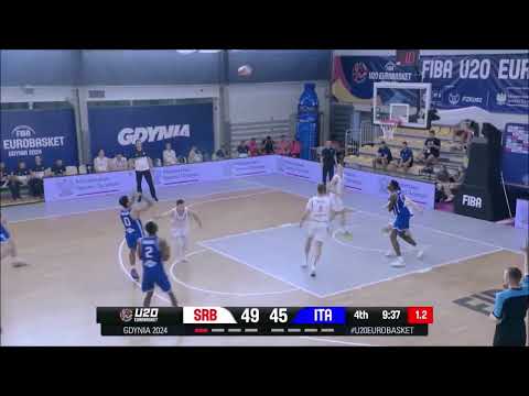 #0 Leonardo Marangon - Italy - 2024 20u FIBA Euros Highlights